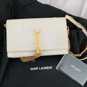 Kate Ysl Monogram leather chain wallet bag